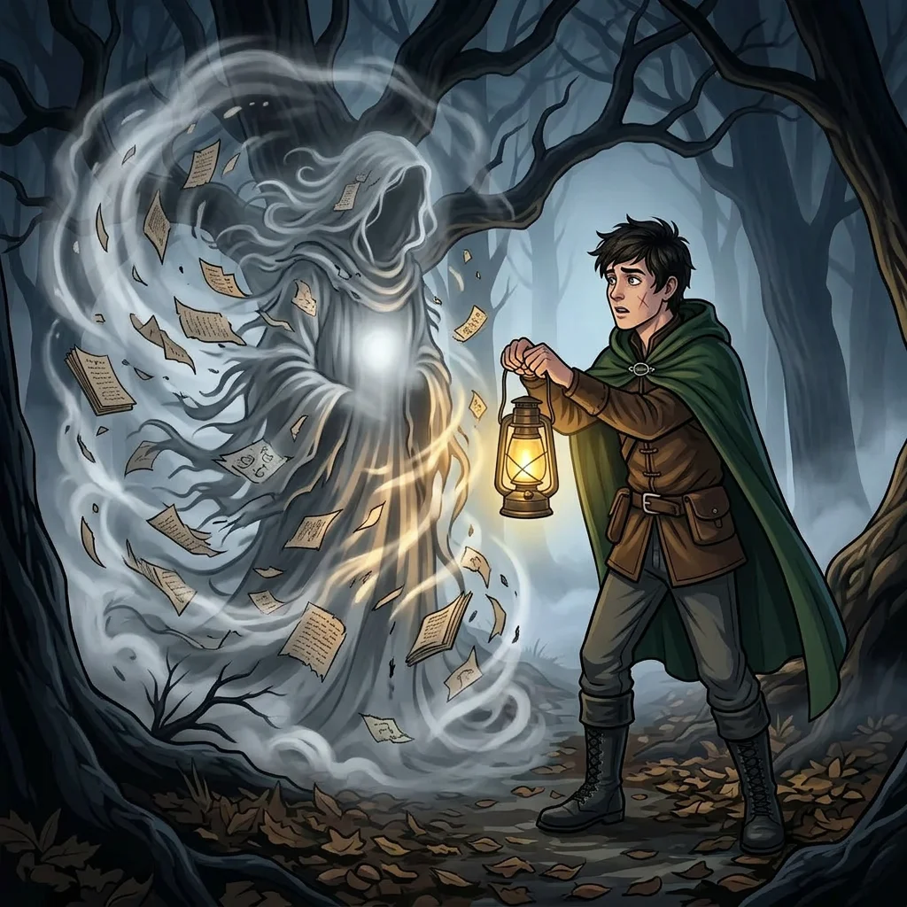 Illustration for: 霧中的身影