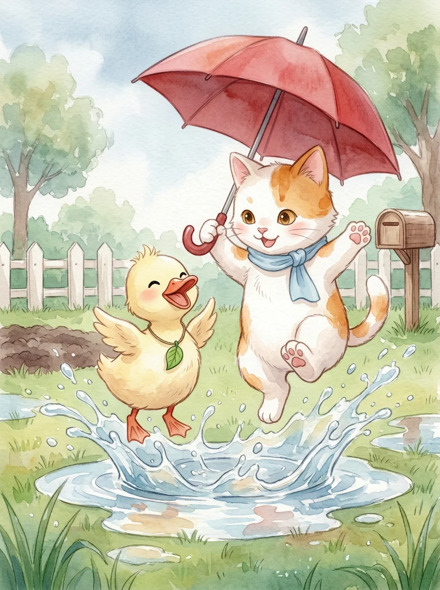 Illustration for: 水坑里的游戏