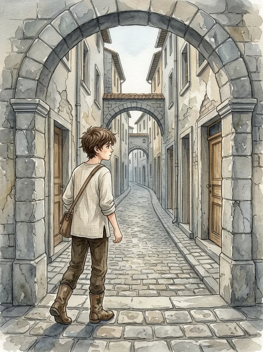 Illustration for: Entering the Silent City