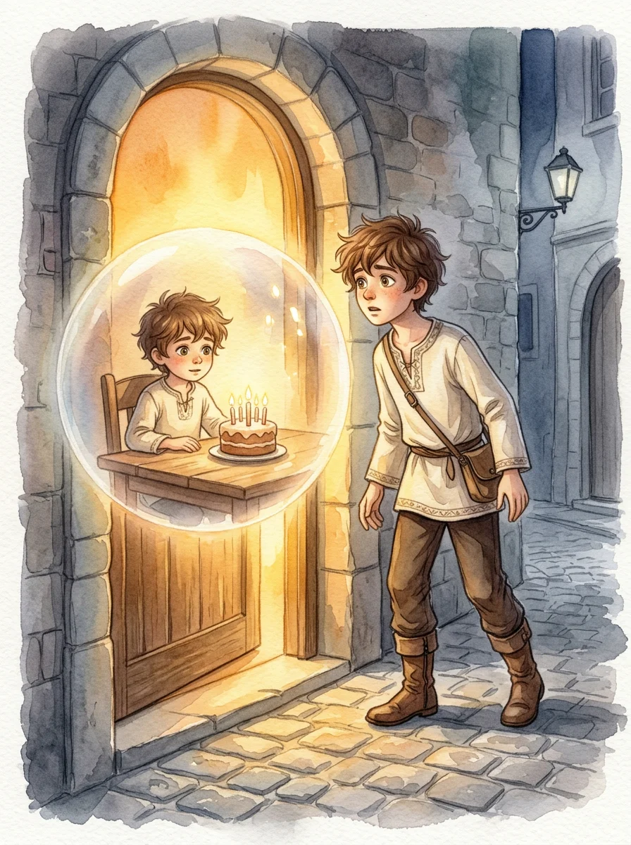 Illustration for: A Forgotten Birthday
