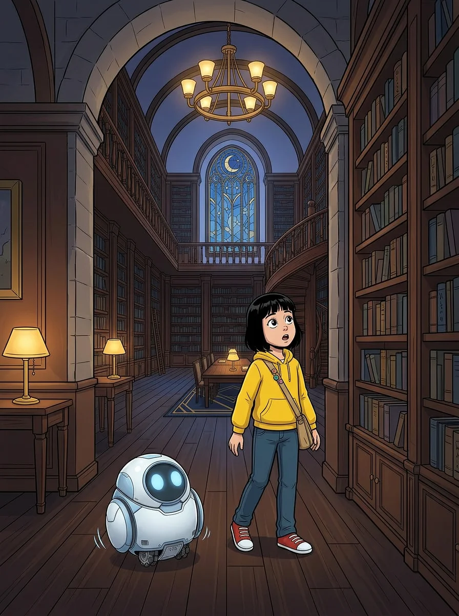 Illustration for: 走进月光图书馆