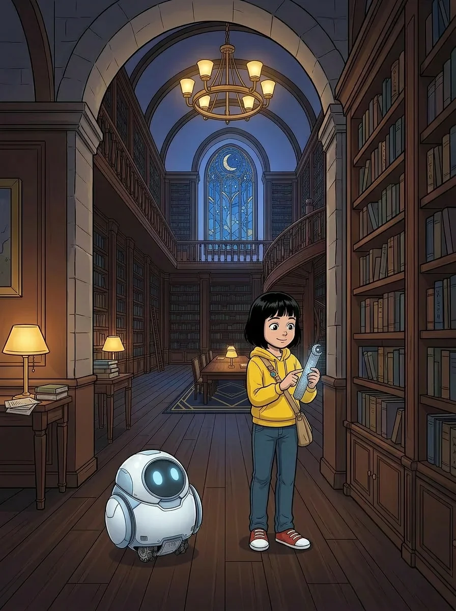 Illustration for: 图书馆守护者
