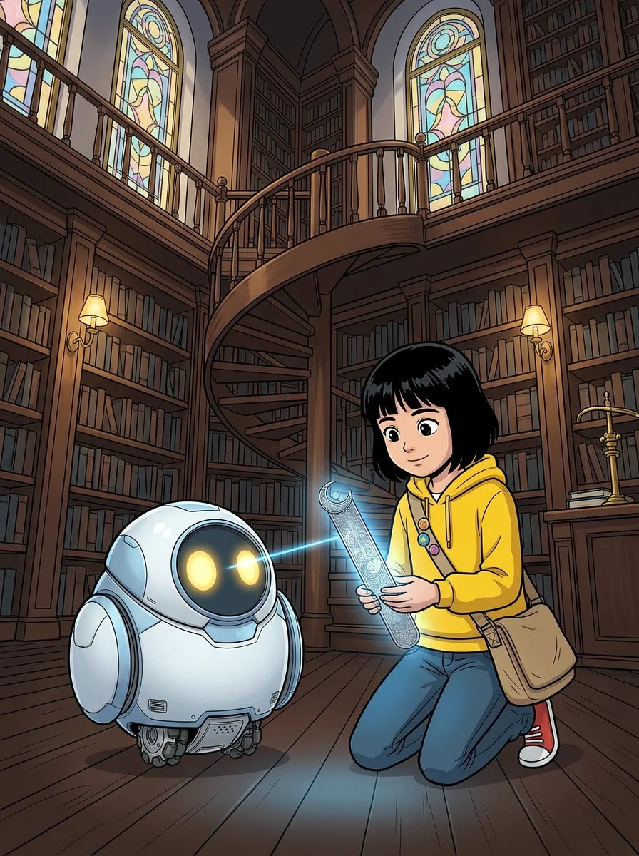 Illustration for: 豆豆的扫描