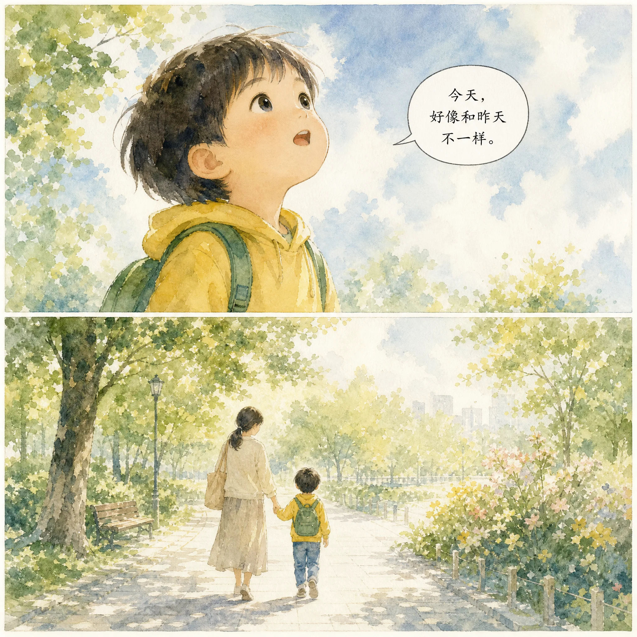 Illustration for: 不一样的今天