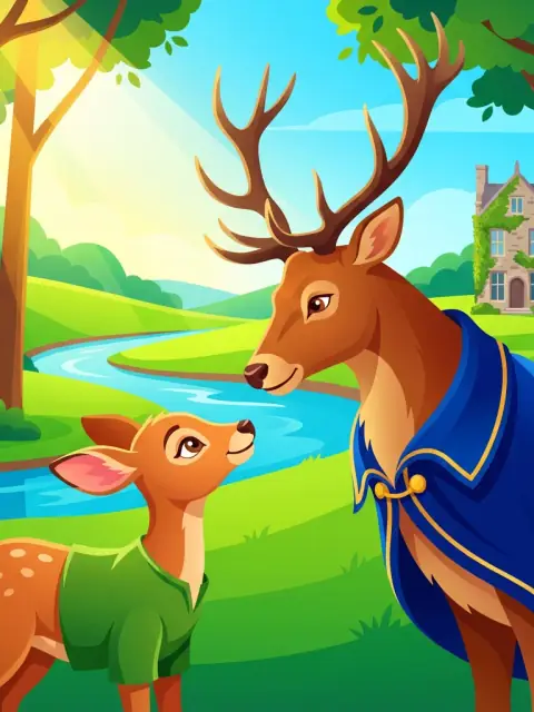 Cinderella: A Fawn's Royal Tale kids picture book cover